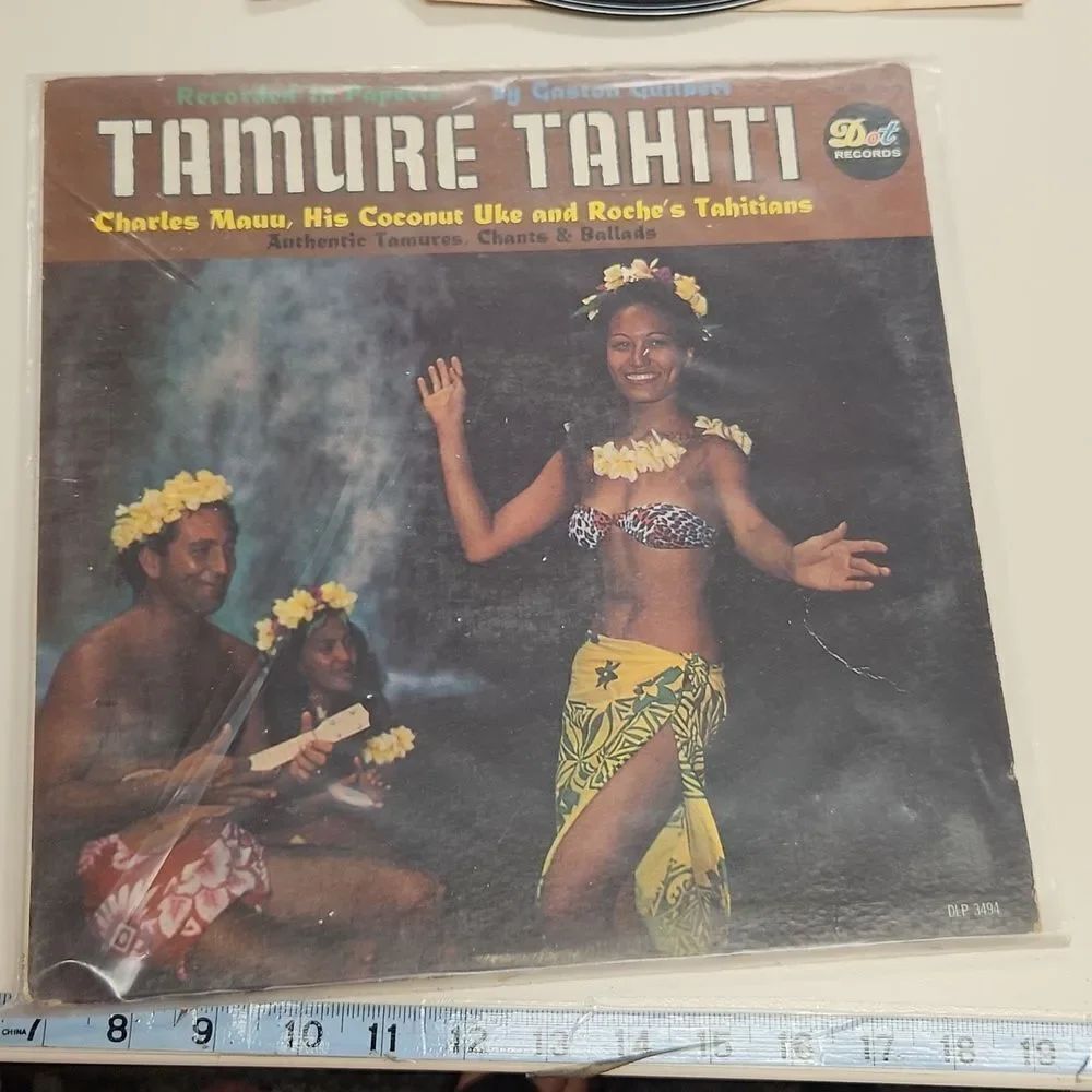Tamure Tahiti Tamures Chants Ballads Vinyl Record Album Vintage